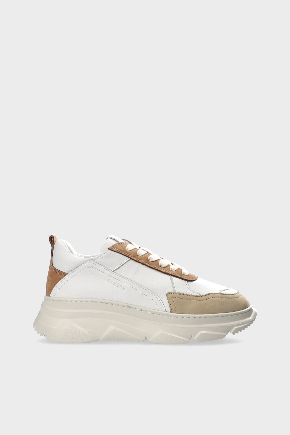 CPH40 leather mix  off white/nut