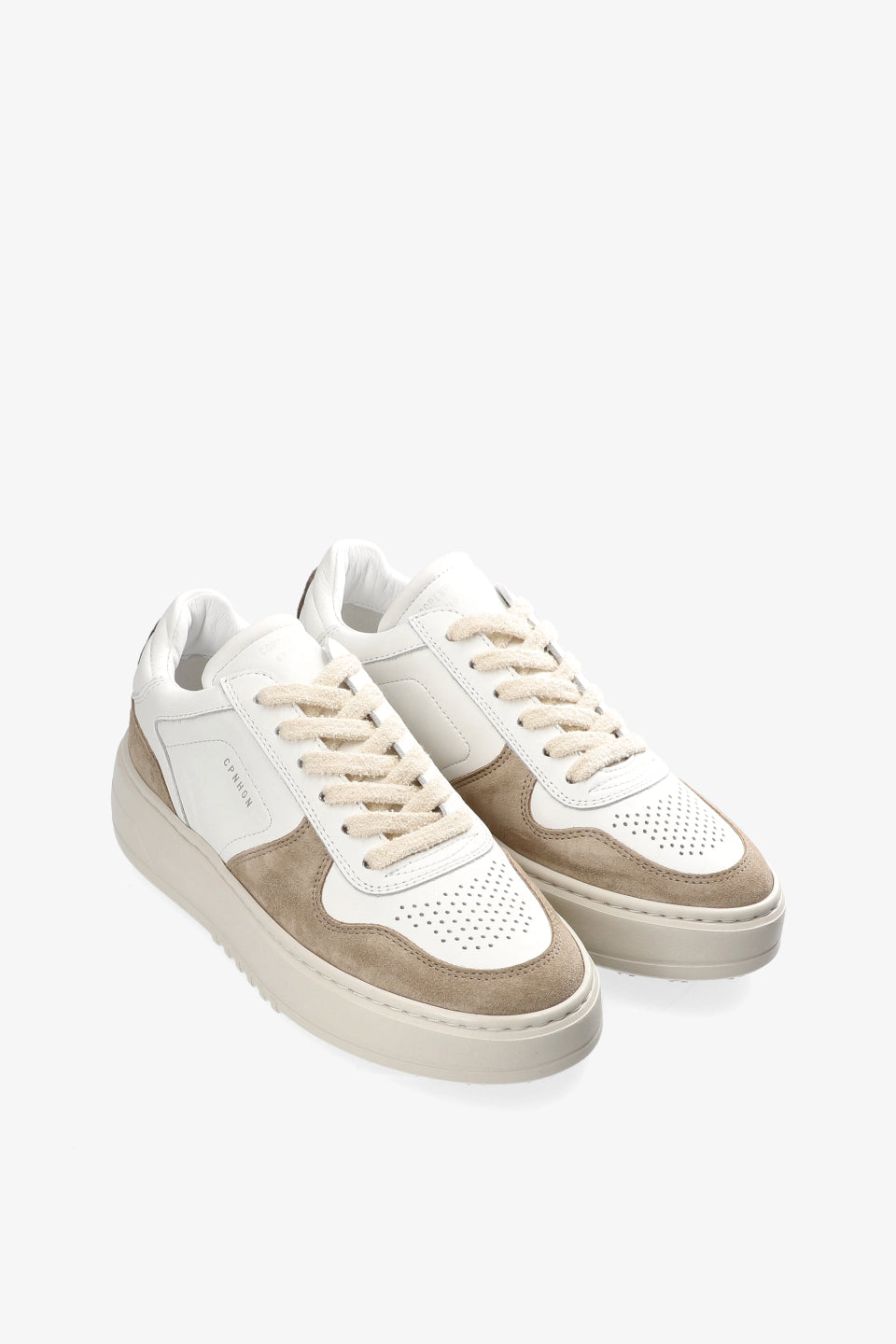 CPH75 leather mix white/nut